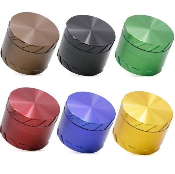 Smoking Pipes A New Type of 63MM Smoke Grinder with Four-Layer Aluminum Alloy Diameter for Tire