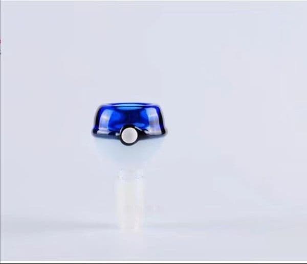 Blue and white foam glass bongs accessories Glass Smoking Pipes colorful mini multi-colors Hand Pipes Best Spoon glas