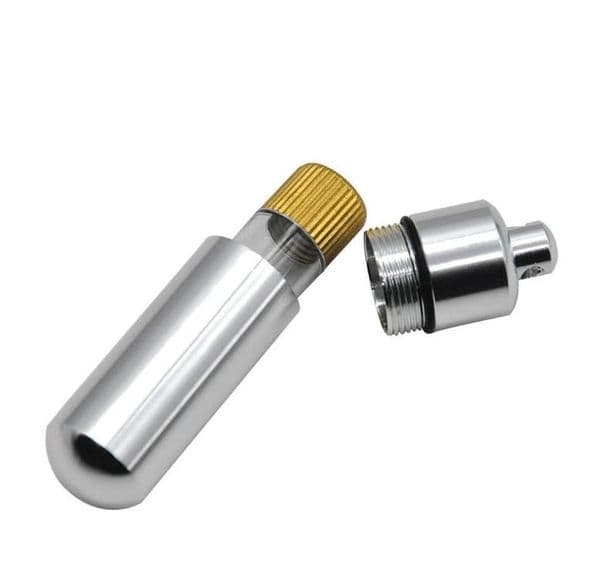 New portable aluminum alloy trumpet storage tank Mini circular bullet storage tank