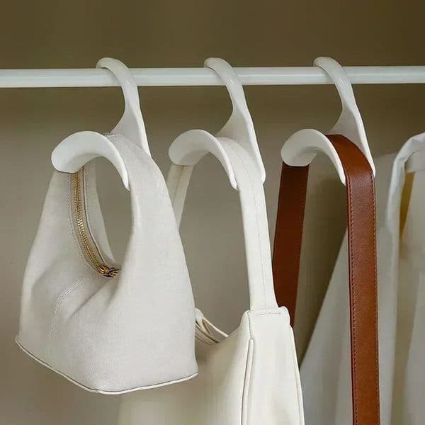 5pcs bag hanger hook Handbag hat scarf storage rack wardrobe backpack hook Handbag Holder Storage Rack Organization 250717