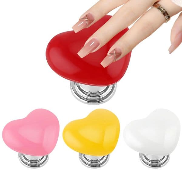 4Pcs Love Heart Shaped Toilet Flush Button Pusher for Women Manicure 250716BJ