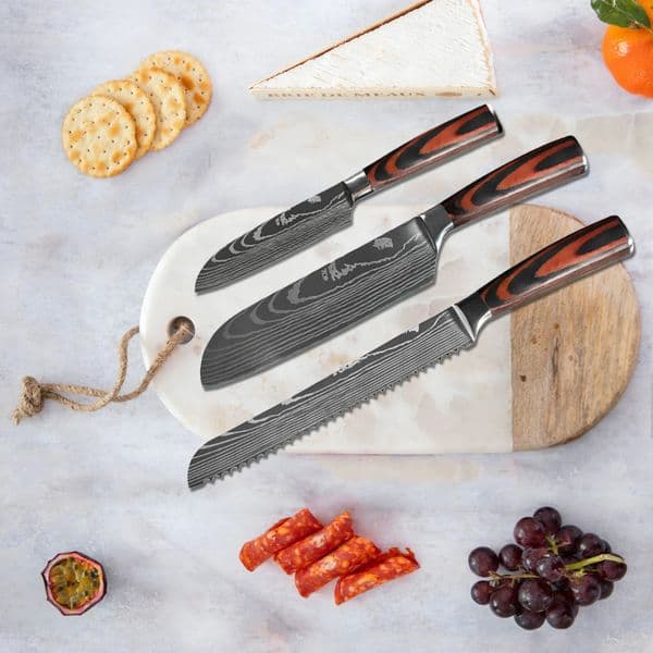Professiona Japanese Chef Knife Kitchen Knives Santoku Slicing Utility Bread Meat Cleaver Butcher Stainless Steel Cooking Knife 250715