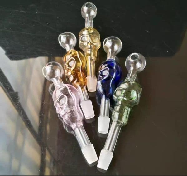 Short straight pot Bongs Oil Burner Pipes Water Pipes Glass Pipe Oil Rigs Smoking Free Shipping