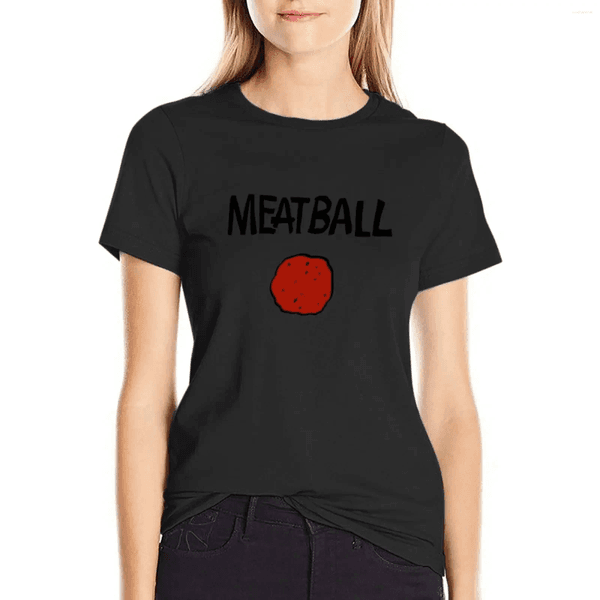 Women's Polos Meatball T-Shirt Shirts Graphic Tees Plus Sizes Summer Top Clothing