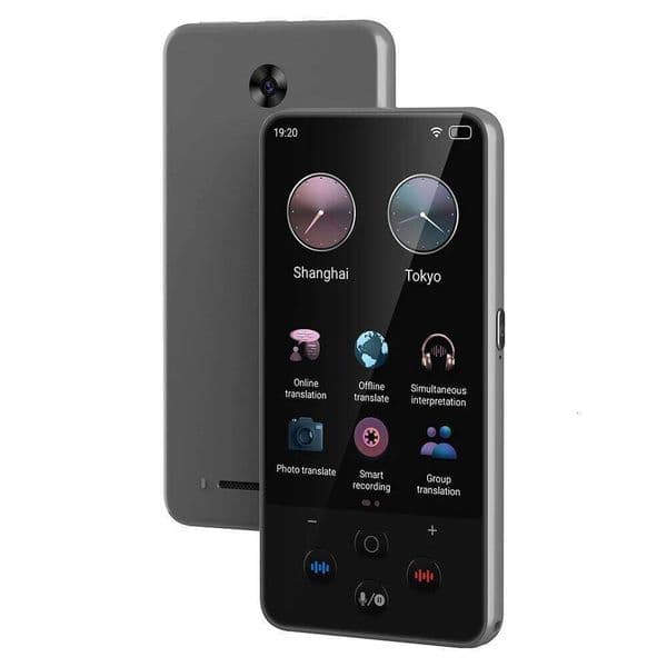 S85 Pro Language Translator Device 4 Inch 138 Languages Voice Video Recording Translating Offline Translation 8Gb 2000Mah