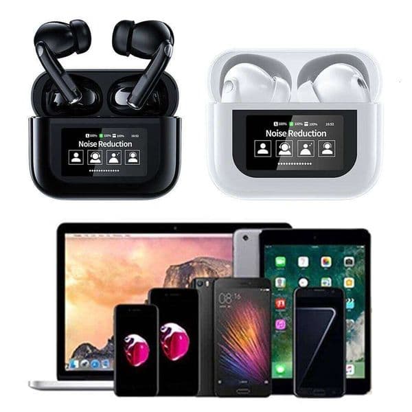 Wireless BT 5.4 Real Time Earbuds Smart Touch Screen Housing 144 Languages Translator Headset For Business Travel