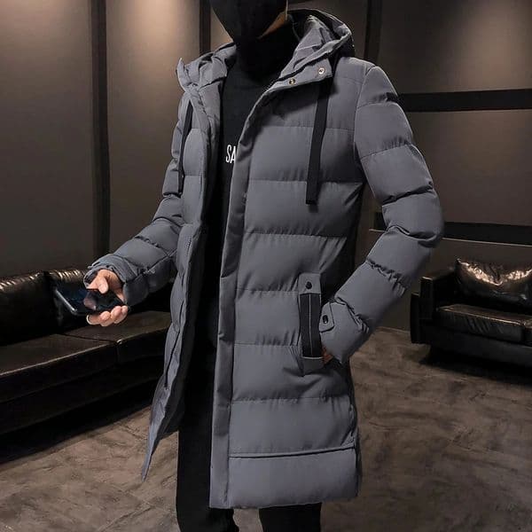 Thicken Warm Men Long Parka Fashion Casual Winter Windbreaker Jacket with Hood Coats Fashion Clothing for Men All-match 250716