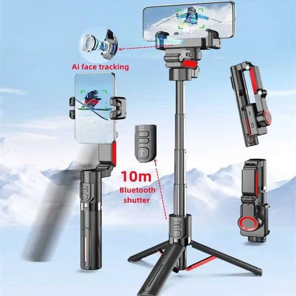 360 Auto Rotation Follow Gimbal with Remote Selfie Stick Tripod for iPhone Android Smartphone X250719