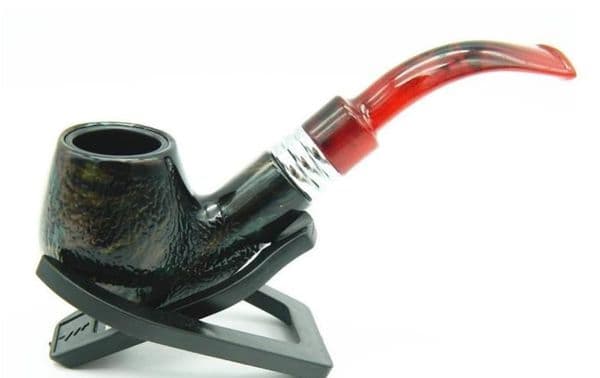 Snake Handmade Wooden Pipe Length 140MM Bent Pipe Smoking Cigarette Holder Red Pipe202020