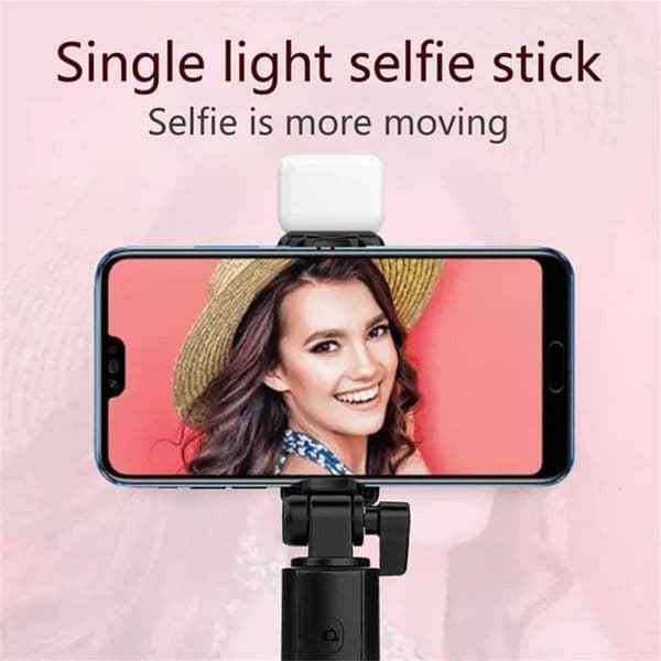 Cell Phone Selfie Stick Tripod Bluetooth Remote Wireless Selfie Stick Phone Holder Stand with Beauty Fill Light for Phone X2507191