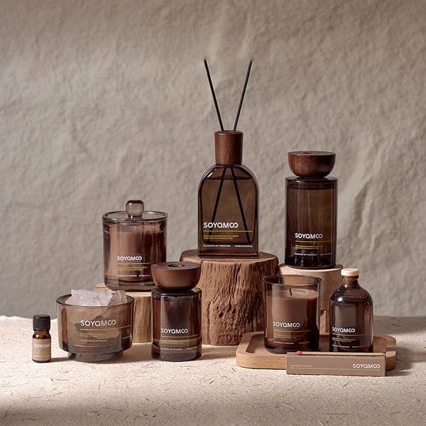 Fire free aromatherapy essential oil series gift box set spa healing fragrance ornament hotel lobby earth fragrance 200ml