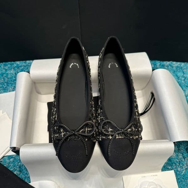 Paris Designer Leather Ballet Flats - Quilted Slip-On Ballerina Shoes for Women Round Toe Dress Flats Hand-Woven Comfort US Sizes 4-11 T260325