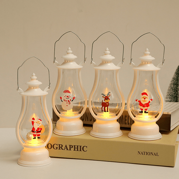 Retro Oil Lamp Style Electronic Candle for Holiday Decorations
