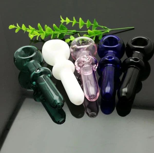 Smoke Pipes Hookah Bong Glass Rig Oil Water Bongs Colored glass concave pipe