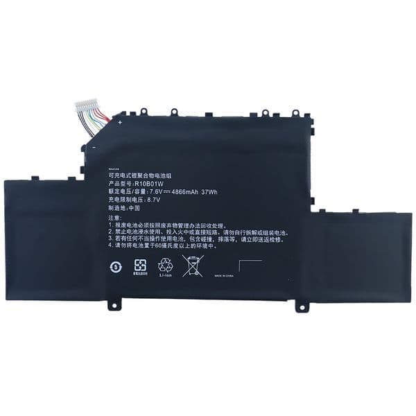 R10B01W Laptop Battery Replacement for Xiaomi Mi Air 12.5" Series Notebook 161201-01 161201-AA Chromebook Bateria 7.6V 4866mAh/37WH R10BO1W
