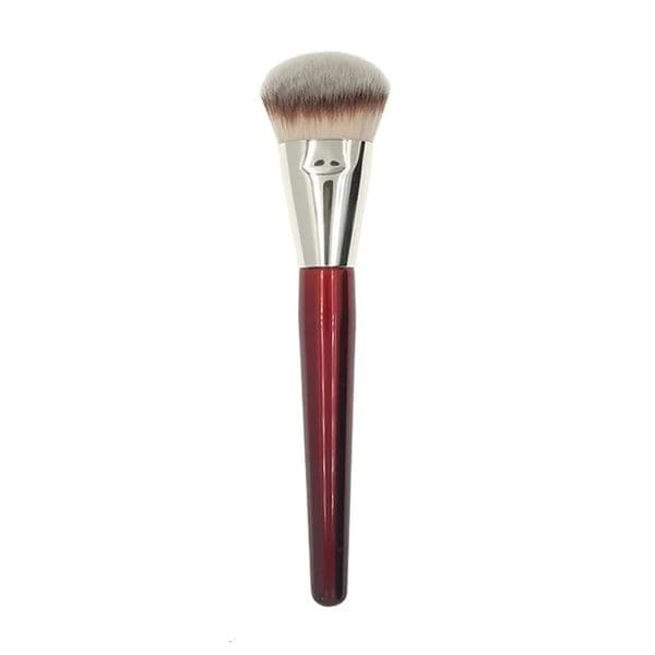 1pc 101 Contoured Foundation Makeup brushes Angled Liquid Base Concealer Make up Red wood handle cosmetic tools 506 250714