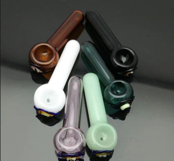 The Coloured glass pipe ,Wholesale Bongs Oil Burner Pipes Water Pipes Rigs Smoking