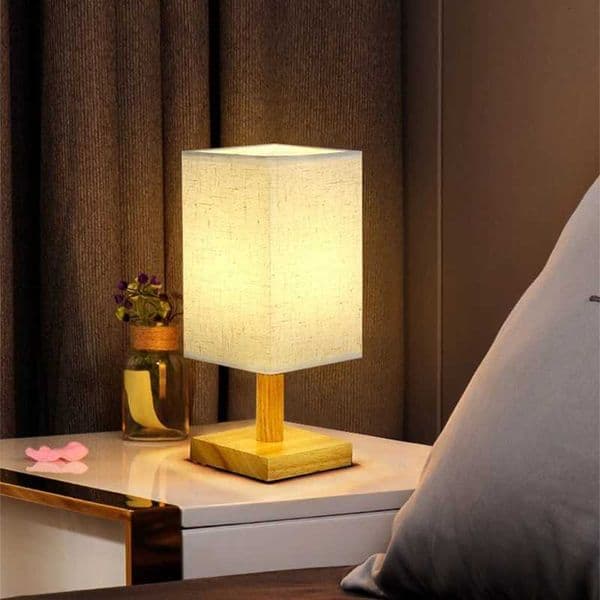LED Table Lamps Simple Chinese Style Decoration Lamp Dimmable USB Plug Night Light Fabric Lampshade Bedroom Bedside Lighting H2508291 M260209
