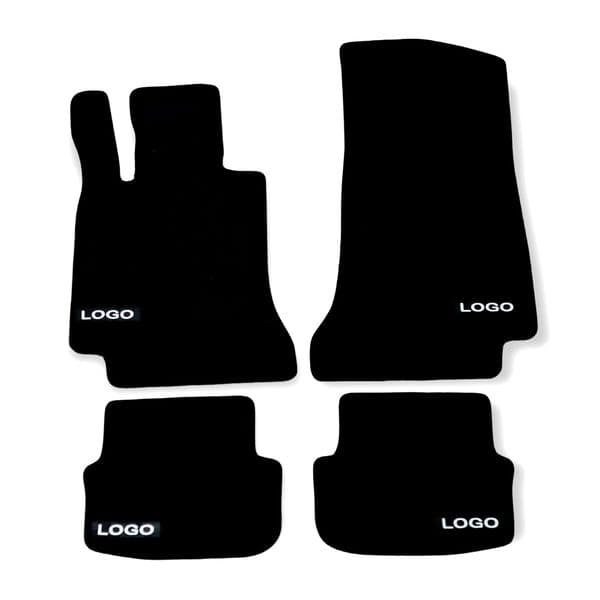Car Floor Mats For AMG C Class Convertible Auto Liners Waterproof Black
