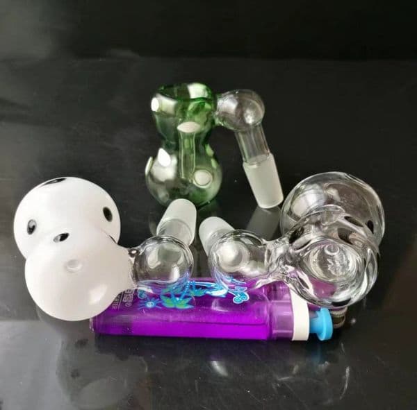 High quality color point gourd plug connector Wholesale Glass bongs Oil Burner Glass Pipes Water Pipes Glass Pipe Oil Rigs Smoking Free Sh