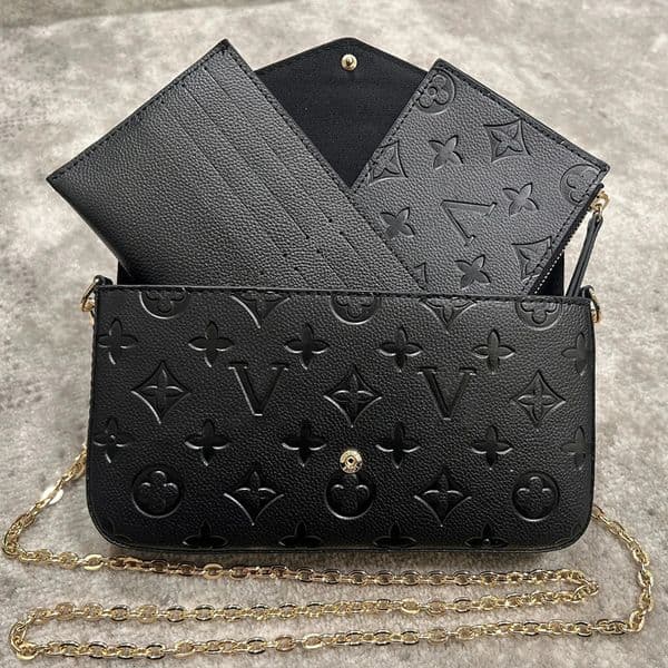 Luxurys Designer 3 Multi FELICIE POCHETTE Chain Handbags Crossbody Purse Fashion Women Shoulder Bags Ladys The Totes Bag Wallet Female backpack L1688