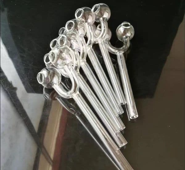 Hookahs Transparent slingshot pot Wholesale Glass Bongs Accessories, Glass Water Pipe Smoking,
