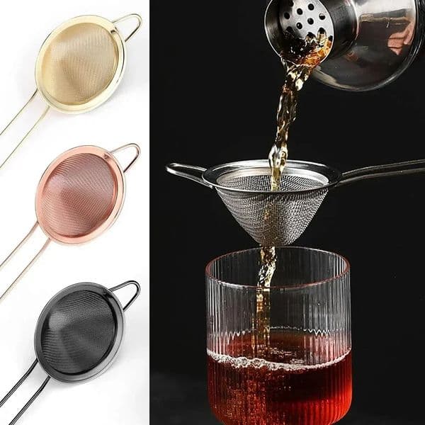 Cocktail Strainer Stainless Steel Tea Strainers Conical Food Fine Mesh Practical Bar Tool Filter 250709
