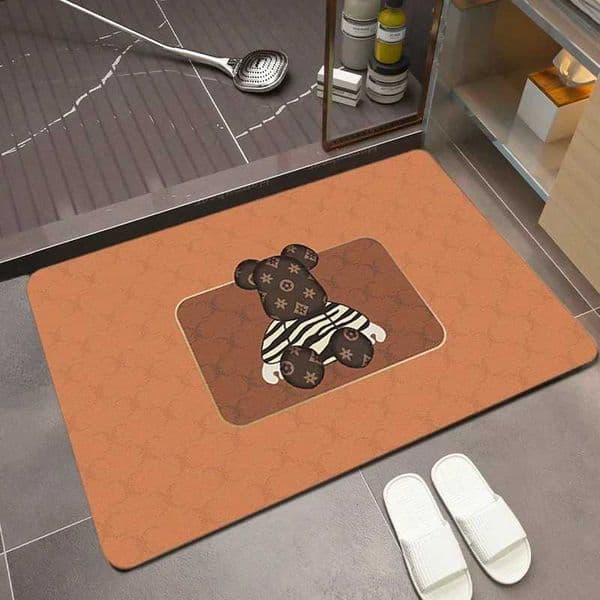 Bath Non-slip Bathroom Floor Mat - Highly Absorbent and Soft Rug for Tub and Shower - Machine WashableXJ570