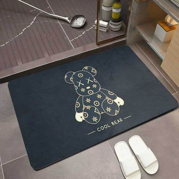 Highly Floor Mat - Non-slip Absorbent and Soft Bath Bathroom Rug for Tub and Shower - Machine WashableXJ2502