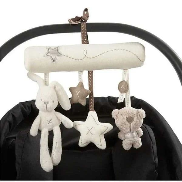 2026 New New Accessories Infant Toddler Rattles For Baby Stroller Crib Soft Rabbit Bear Style Pram Hanging Toys Plush Appease Doll