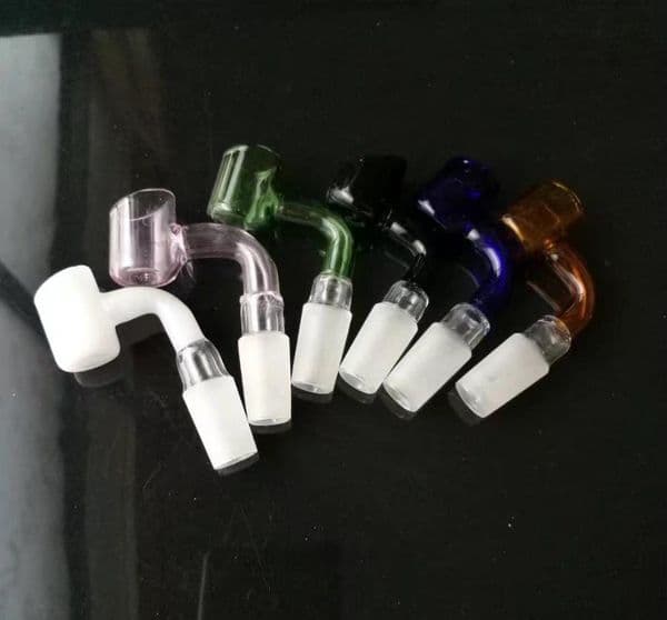 Color hometown 14mm , Glass Bongs Accessories Unique Oil Burner Glass Pipes Water Pipes Glass Pipe Oil Rigs Smoking with Dropper