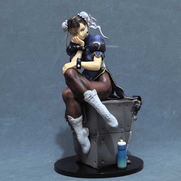 2026 New 2026 Game Street Fighter Figures Model Fighting Chun Li Action Figure Sitting Figurine Anime PVC Collectible Toys For Decoration Gift S2 Toy
