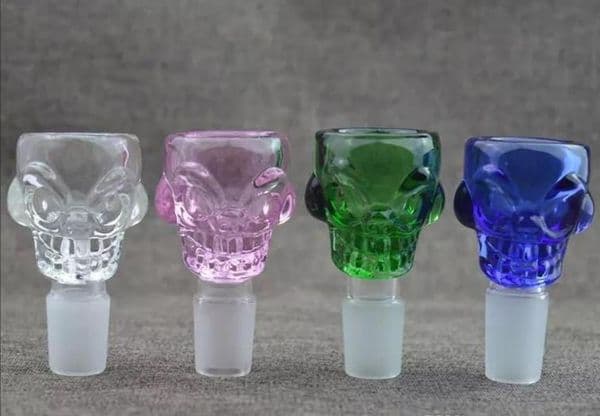 Multiple color cannon head Wholesale Glass Bongs Accessories, Glass Water Pipe Smoking, Free Shipping