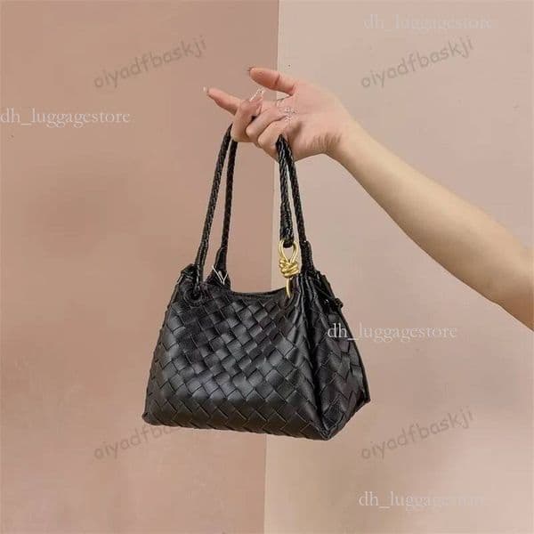 New Mini Parachute Shoulder Bag Luxury Designer Knot Detachable Strap Crossbody Bag Magnetic Tab Closure Handbag Gold Hardware Fashion Women Casual Jodie Bag cab