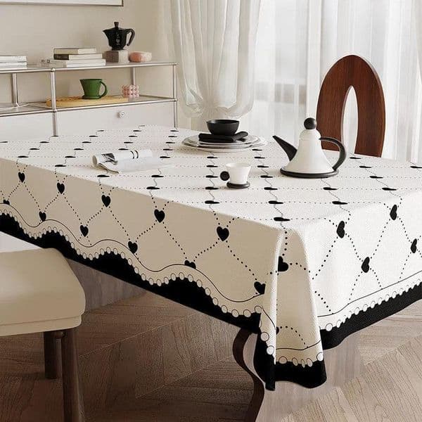 VIKAMA French Light Luxury Dining INS Premium Feeling Desktop Protection Tablecloth Coffee Table Cover Cloth High-value Photo Background Cloths