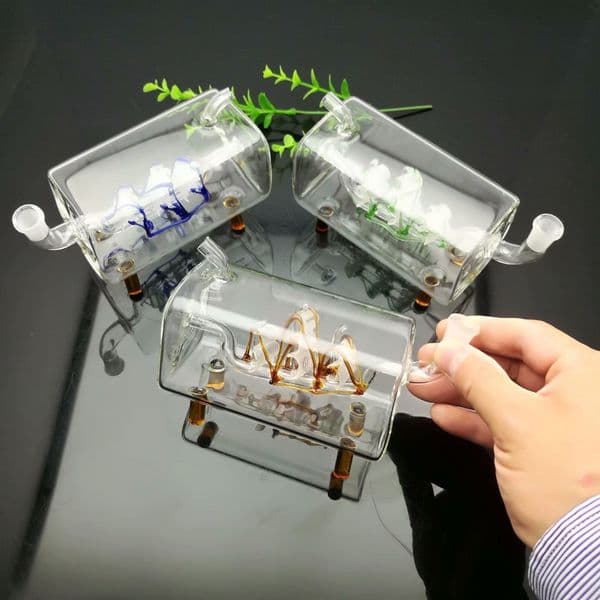 Glass Pipes Smoking Manufacture Hand-blown hookah Limited edition colored sailboat filter glass water pipe kettle
