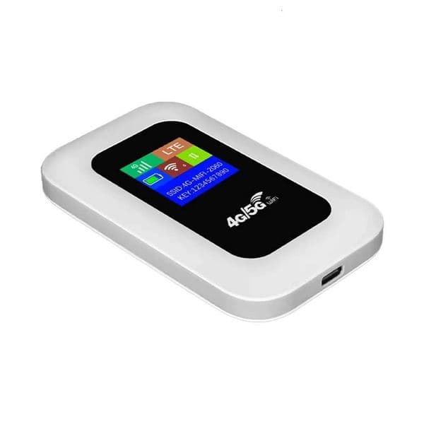 4G LTE Wireless Router 4G/5G Mobile WIFI Router 2100mA Portable Pocket MiFi Modem Mobile Wifi Hotspot with SIM Card Slot XJ250723