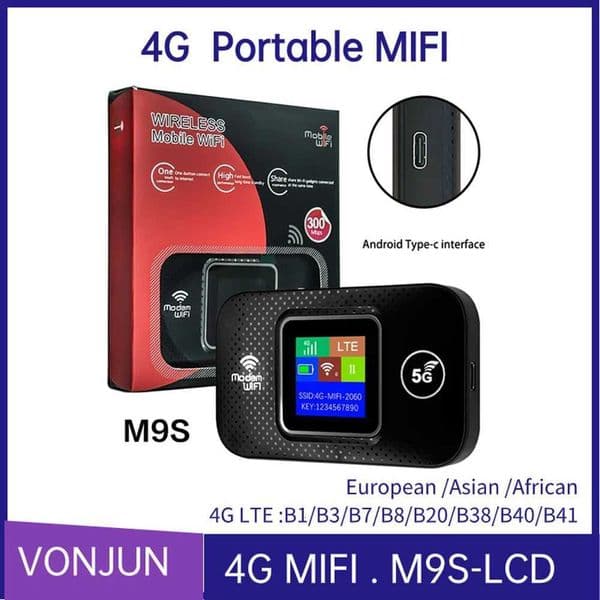 4G LTE WIFI Router Mobile WIFI Router 150Mbps SIM Card Slot 3650mAh for Car 4G Wireless Router for SIM Card Plug Play XJ250723