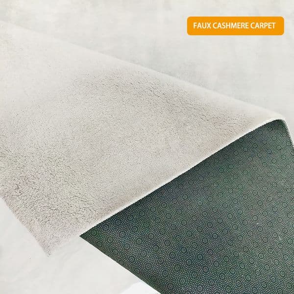 Elegantly Textured Synthetic Cashmere Rug - Perfect For Your Living Space