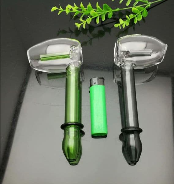 Glass Pipes Smoking Manufacture Hand-blown hookah New thickened ultra large bubble filtered glass pipe