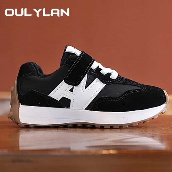 Oulylan Popular Color Blocked Children Sneaker Casual Outdoor Toddler Board Footwear New Non-slip Kids Durable Breathable Shoes W250723 L260310