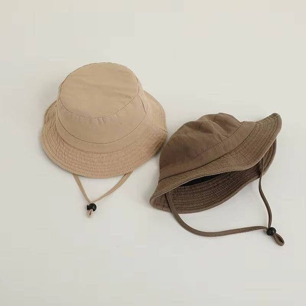 Summer Kids Bucket Hat Solid Color Boys Girls Sun Visor Cap Outdoor Fashion Beach Children Fisherman Caps Toddler Panama Hats ddmyshoesvip ddmyshoesvip