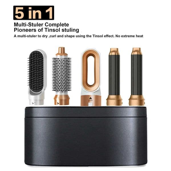 New 5 in 1 Multi-function hairdryer Hair straightener Curling iron with brush Hot air comb styling set Styling tools Z250723