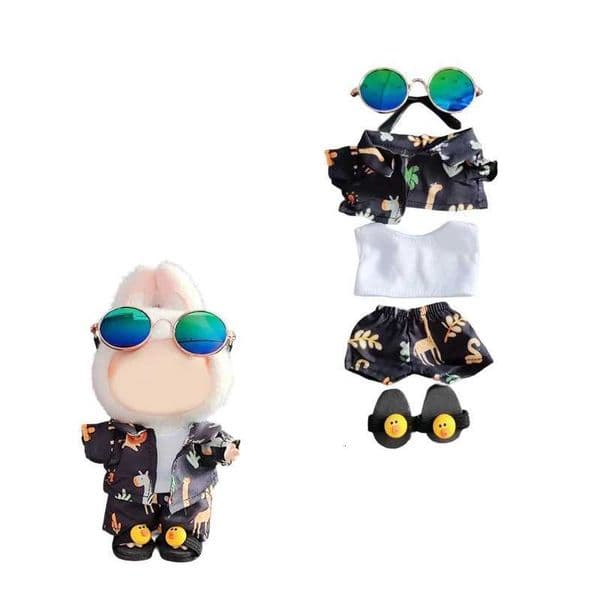 17cm Labubu Baby Clothes Labubu Cloth Clothes Blind Box Doll Skirt Set Cute Dress Changing Toys X250723