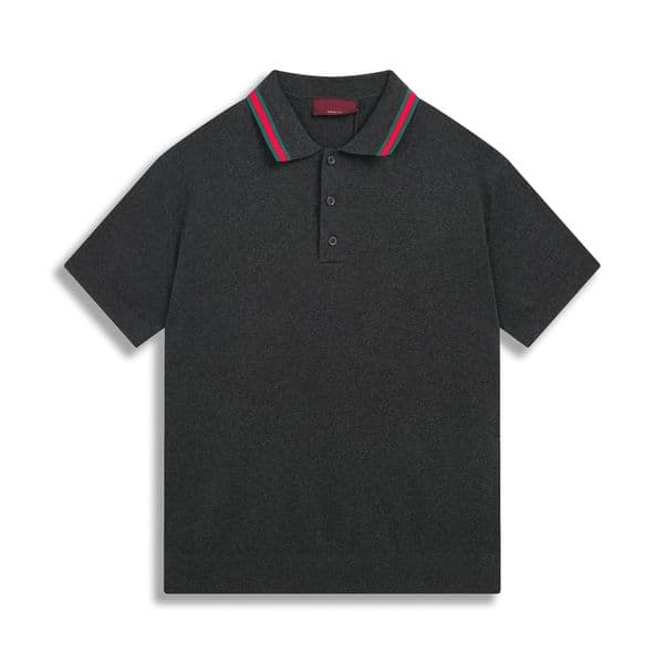 Men's Plus Tees & Polos Round neck embroidered and printed polar style summer wear with street pure cotton t shirts 41e3d
