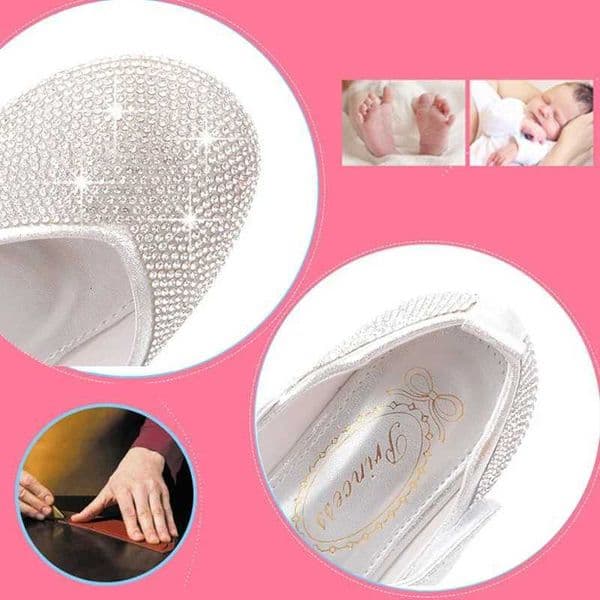 2026 New New Princess Glitter Dress Wedding Girls Kids Leather For Children Butterfly Silver Gold Girl Shoes Designer