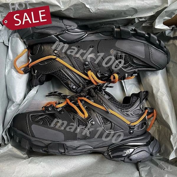 New Paris track trail laces 3.0 Designer Shoes Casual Shoes Trainer Luxury 3 3.0 Lamp Sneakers Men Women Trainers Paris Lace up Phantom Chunky Sneaker Size 36-46