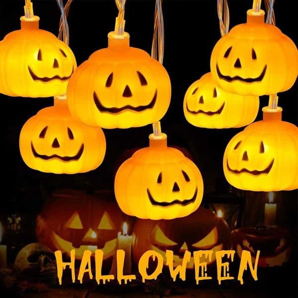 Halloween Decoration Pumpkin String Lights For Indoor Battery/Usb Operated Hanging Lamp Festival Decor Lights Outdoor 502 X250724