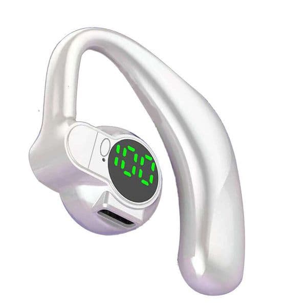 Rotatable Left-Right Wearable Dual-Ear Bluetooth Headset Over-Ear Large Sound Long Battery Life Universal for Mobile Phones with Digital Display