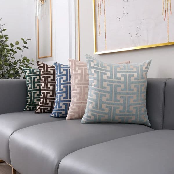 2026 Pillow Case Luxury Jacquard Case Geometric Patterned Sofa Lumbar Pillow Covers For Spring Summer Autumn And Winter cologne perfume Seasons 250724